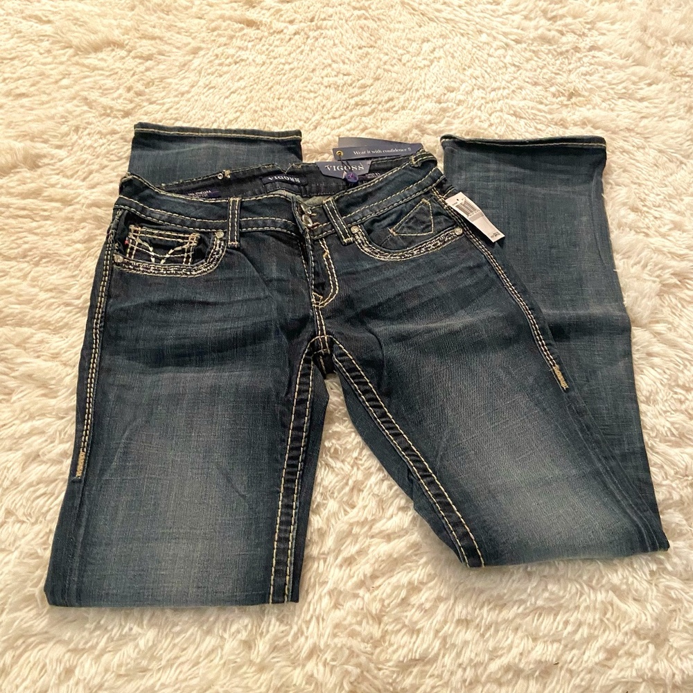 Vigoss The Chelsea Boot Cut Jeans Waist 27 Length 33 NWT